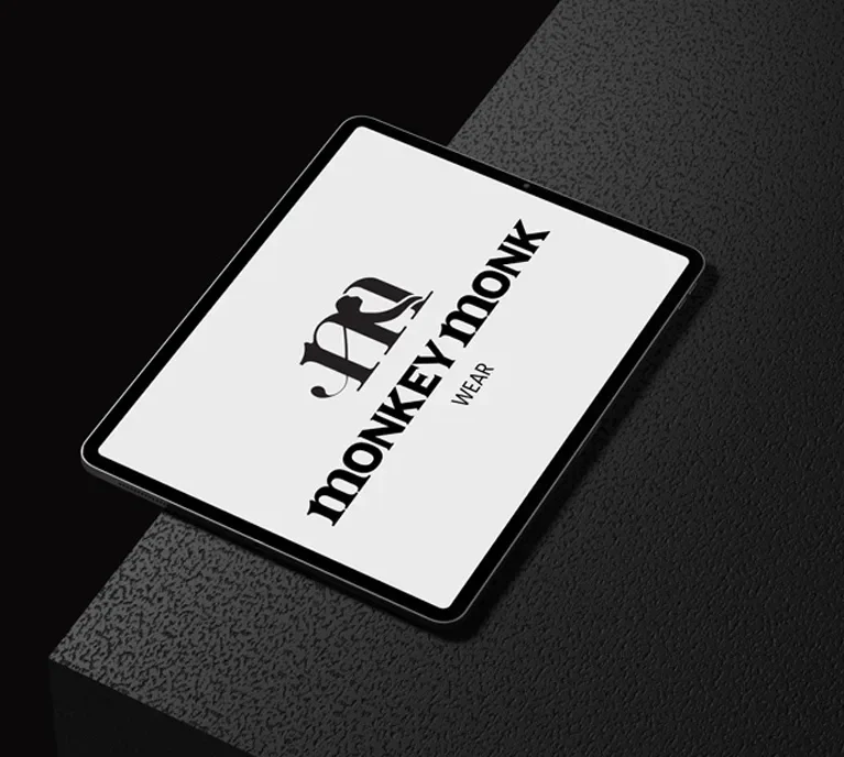 DesignDeus built Monkey Monk from scratch—branding, packaging, and online presence for this bold new fashion label.
