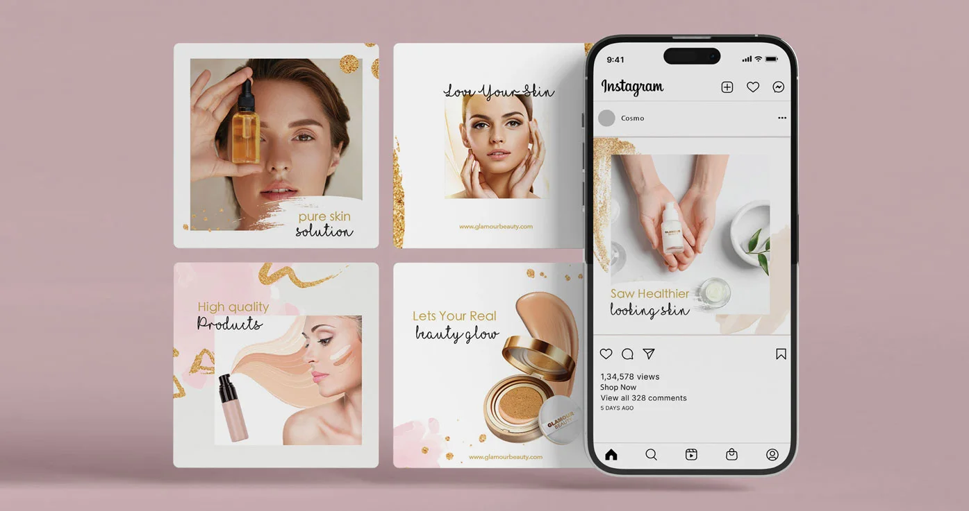Explore our creative social media post designs crafted for brands to boost engagement on Instagram, Facebook, and more.