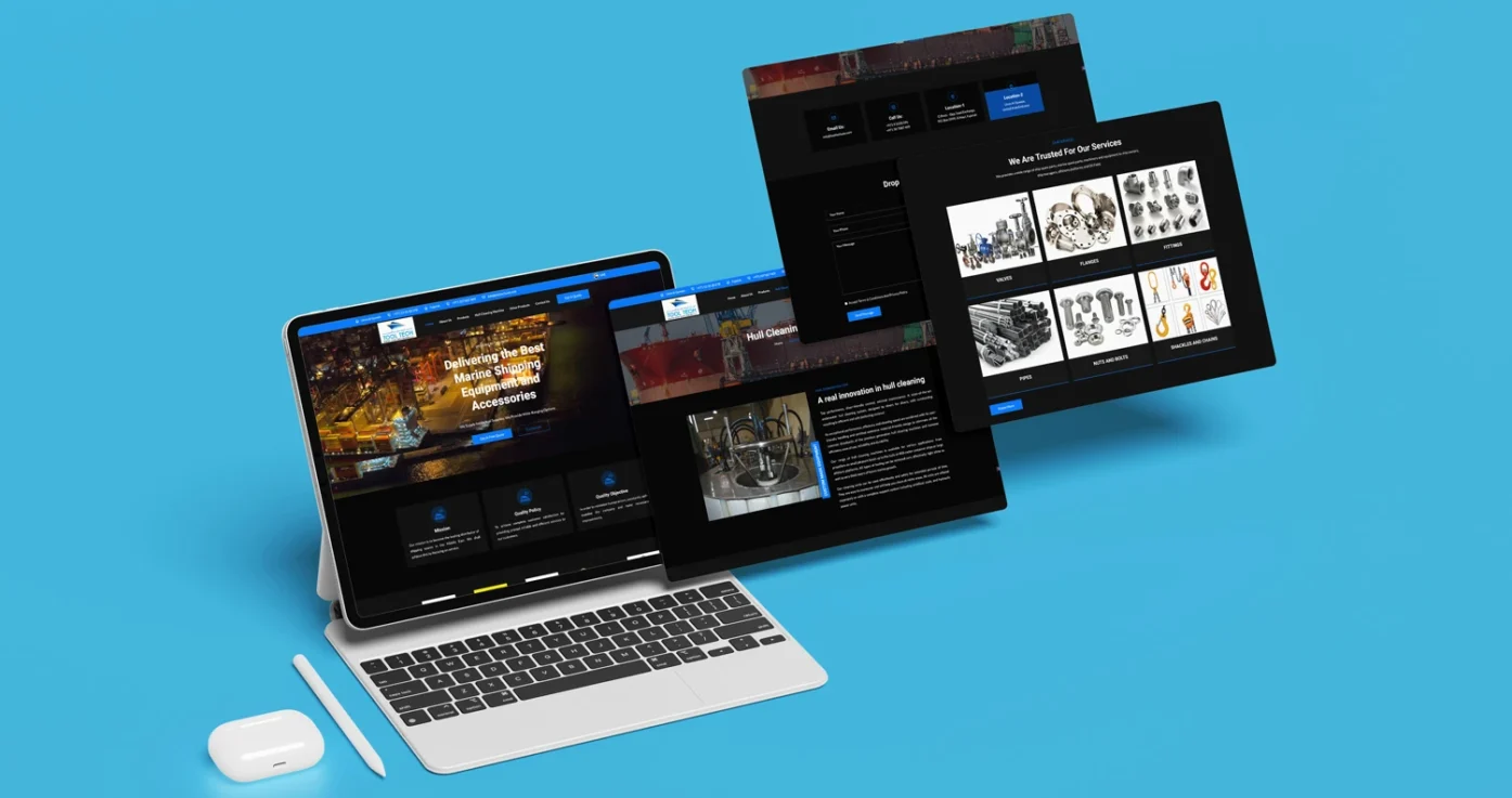DesignDeus created Tooltech’s logo and is now redesigning their website with online shopping and social media support.